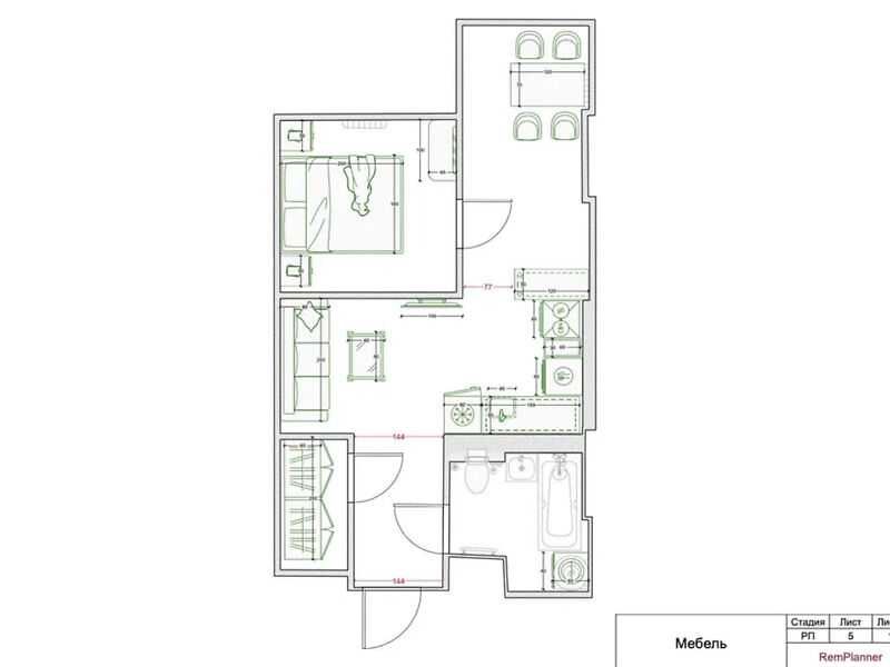 Квартира на вул. Генерала Наумова, 1Б в Києві, ID 311837, фото №22