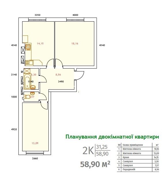 Квартира на біля метро Академмістечко в Києві, ID 227505, фото №2