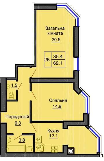 Квартира на ЖК Софія Резиденс в Київ, ID 229960, фото №1