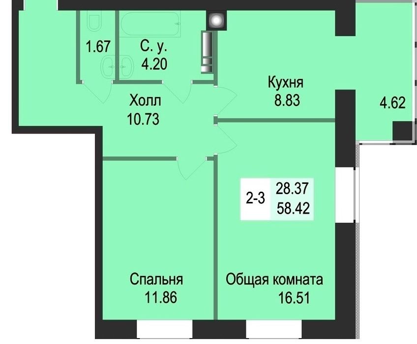 Квартира на біля метро Іподром в Києві, ID 259444, фото №1