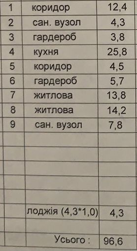 Квартира на вул. Целиноградська в Харкові, ID 258135, фото №2