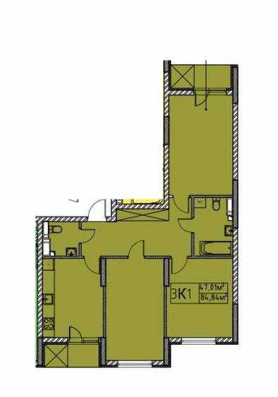Квартира на вул. Ревуцького, 40-В в Києві, ID 179453, фото №12