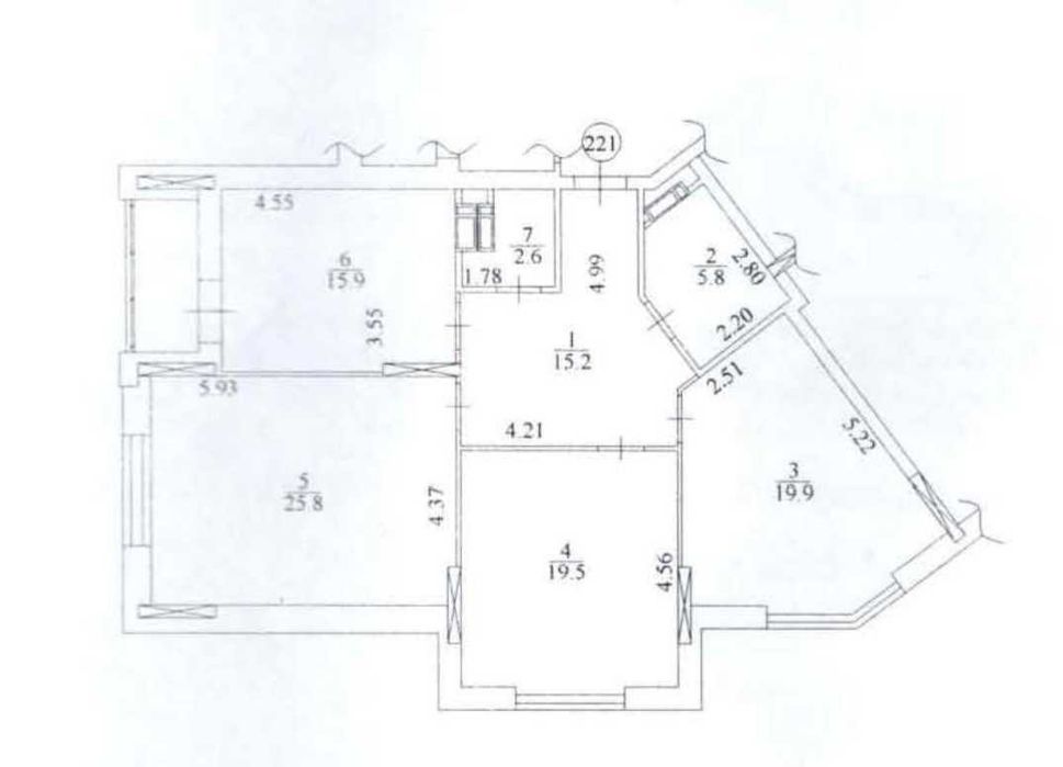 Квартира на вул. Саперное Поле, 12 в Києві, ID 214212, фото №17