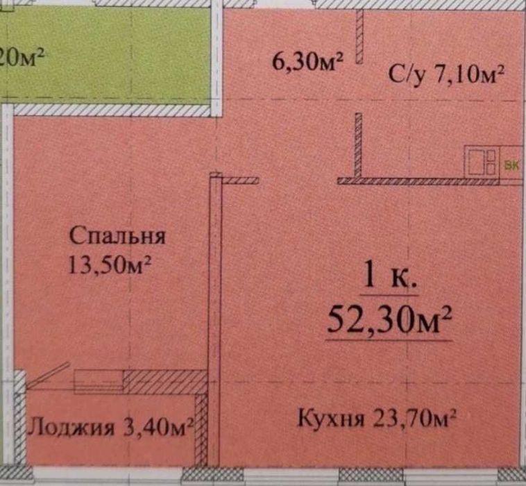 Квартира на Альтаир-3, ID 207258, фото №1
