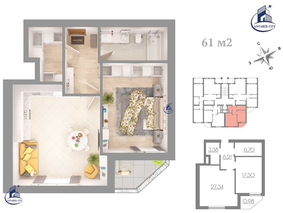 Квартира на вул. Потьомкінська, 61 в Миколаїв, ID 326466, фото №5
