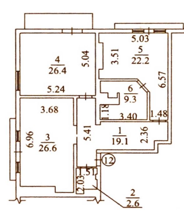 Квартира на вул. Лисичанська, 29 в Києві, ID 211130, фото №9