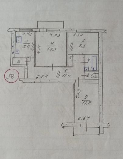 Квартира на Шевченківський в Запоріжжі, ID 326403, фото №17