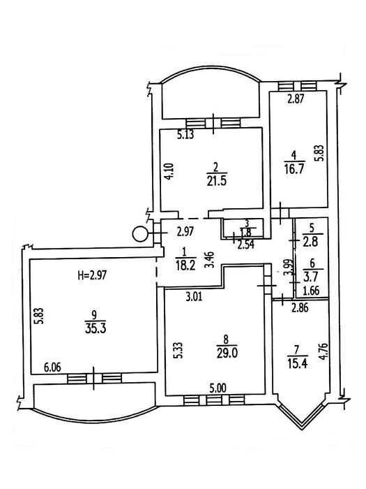 Квартира на вул. Дмитриевська, 56-Б в Києві, ID 172680, фото №16