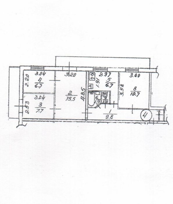 Квартира на до метро 5-7 хвилин в Києві, ID 164900, фото №24