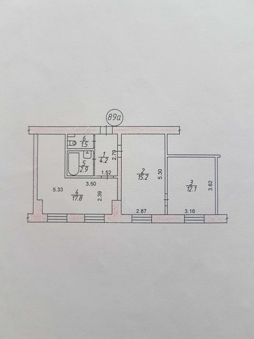 Квартира на вул. Цегляна, 13А в Запоріжжі, ID 263733, фото №13
