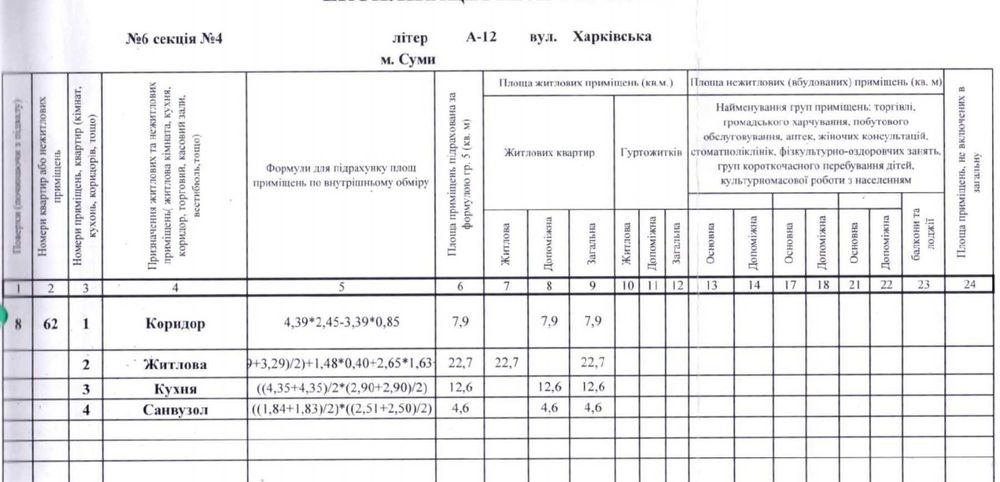 Квартира на ЖК Заречный в Сумах, ID 292276, фото №6