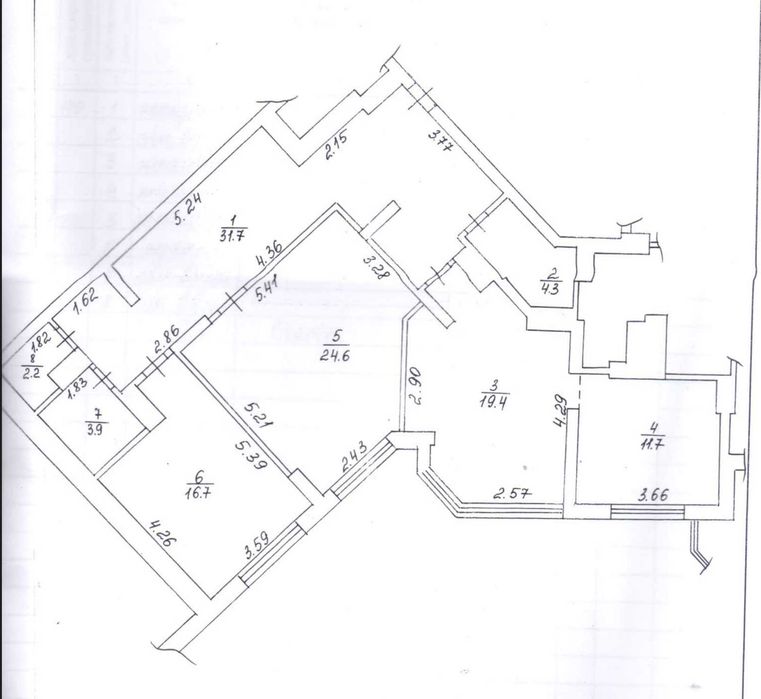 Квартира на вул. Чорних Запорожців, 74 в Київ, ID 352270, фото №3