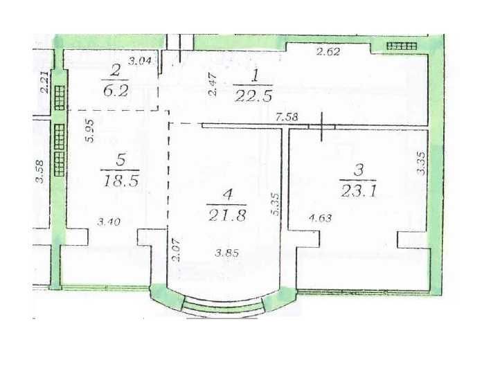 Квартира на вул. Зоопаркова, 8в в Одесі, ID 371251, фото №3