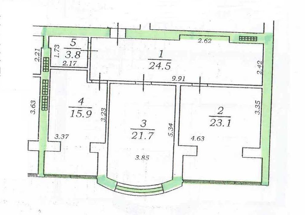 Квартира на вул. Зоопаркова, 8в в Одесі, ID 371251, фото №4