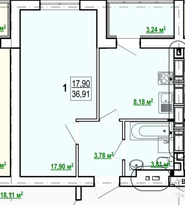 Квартира на вул. Шевченко, 327 в Харкові, ID 368520, фото №21