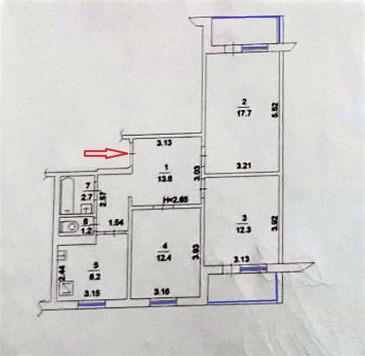 Квартира на вул. Махова, 4б в Києві, ID 283231, фото №14