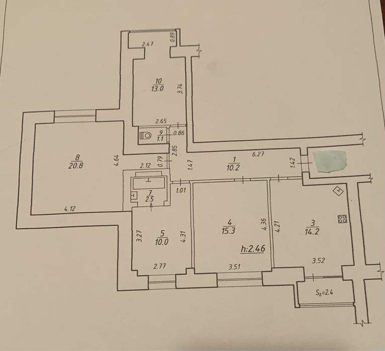 Квартира — Суми в Сумах, ID 331683, фото №6