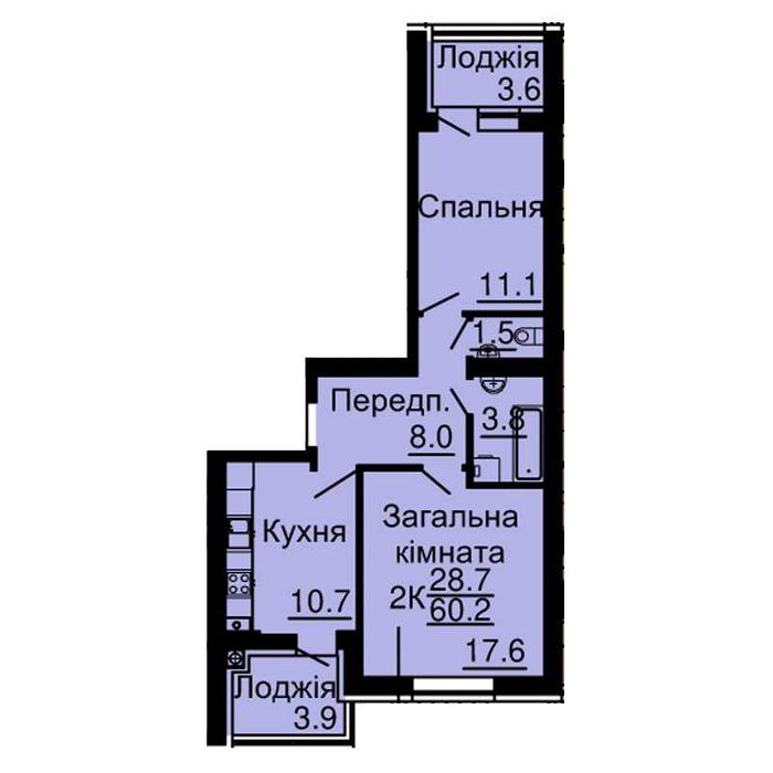 Квартира на ЖК Львівський Затишок в Києві, ID 232980, фото №1