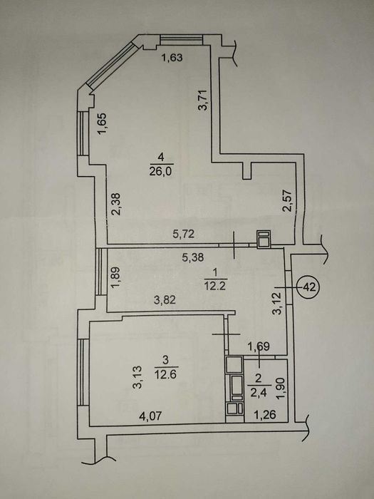 Квартира на вул. Ватутіна в Києві, ID 362640, фото №5