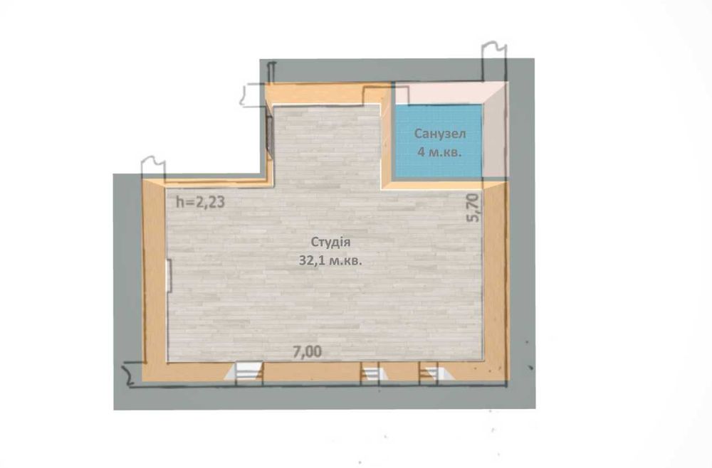 Квартира на вул. Нова, 4 в Києві, ID 311662, фото №3