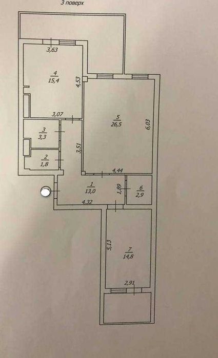 Квартира на вул. Цветаева в Одесі, ID 259944, фото №12