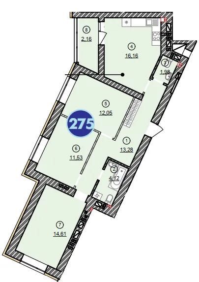 Квартира на ЖК Атмосфера в Києві, ID 323721, фото №7