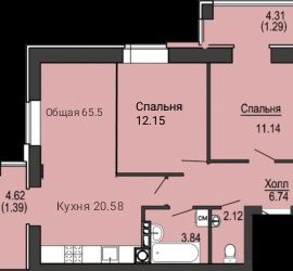 Квартира на вул. Героїв Небесної Сотні, 26/22 в Києві, ID 297796, фото №14