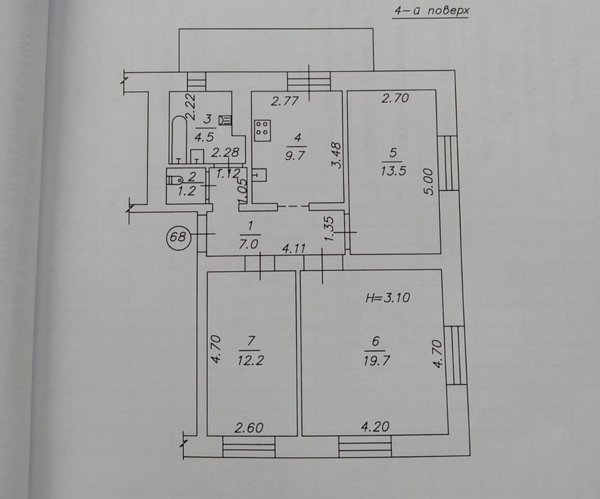 Квартира на вул. Антонова, 11 в Харків, ID 164829, фото №1