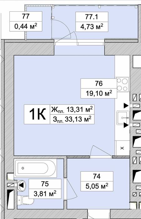 Квартира на ЖК Атмосфера Лайф в Київ, ID 320461, фото №2