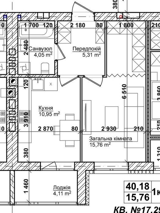 Квартира на вул. Патріарха Мстислава, 2а в Кам'янець-Подільський, ID 293058, фото №2