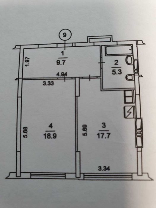 Квартира на вул. Максимовича, 32Б в Києві, ID 275867, фото №2