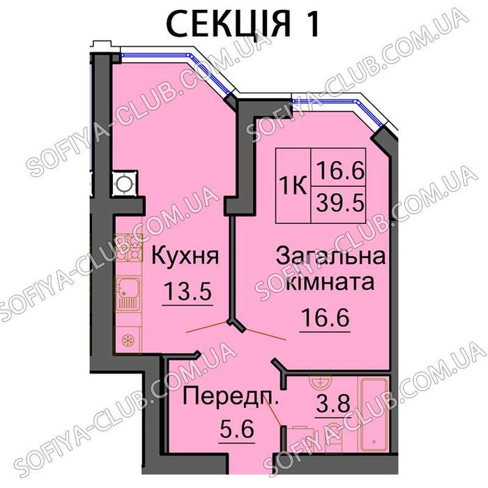 Квартира на жк "Софія Клубний" в Києві, ID 235586, фото №10