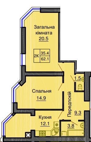 Квартира на ЖК Софія Резиденс в Києві, ID 267436, фото №1