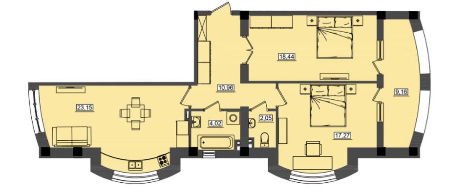 Квартира на вул. Иванова, 16 в Одесі, ID 311371, фото №1