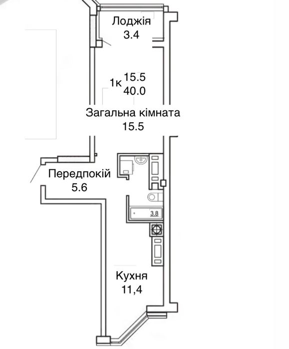Квартира на ЖК Святопетрівський в Києві, ID 312674, фото №14