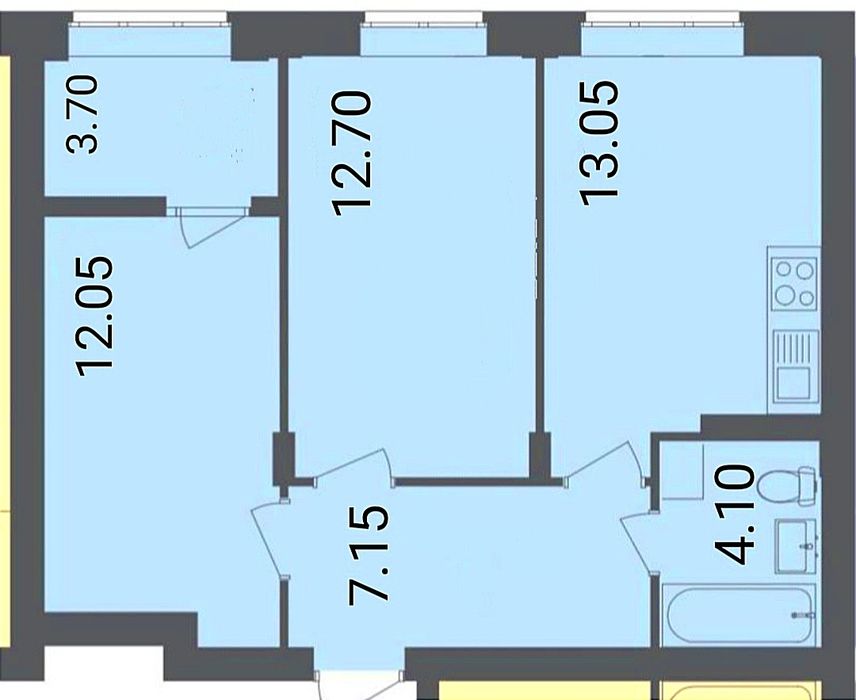 Квартира на Жк Скандія в Києві, ID 309761, фото №4
