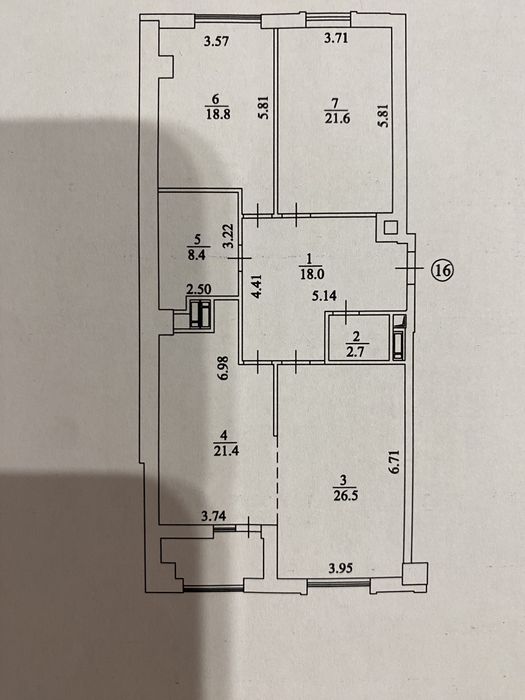 Квартира на вул. Иоанна Павла II, 6/1 в Києві, ID 269851, фото №17