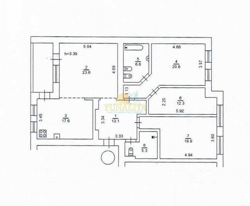 Квартира на вул. Воздвиженська, 29 а в Києві, ID 192761, фото №24