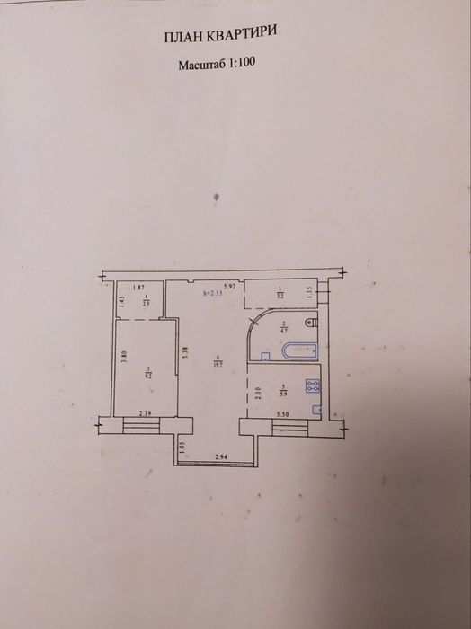 Квартира на Київський в Полтаві, ID 290074, фото №19