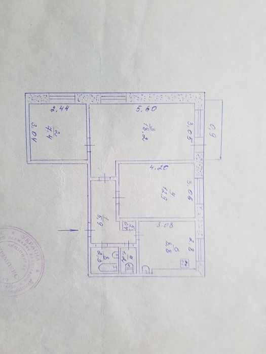 Квартира на просп. 200 років Кривому Рогу в Кривому Розі, ID 253823, фото №1
