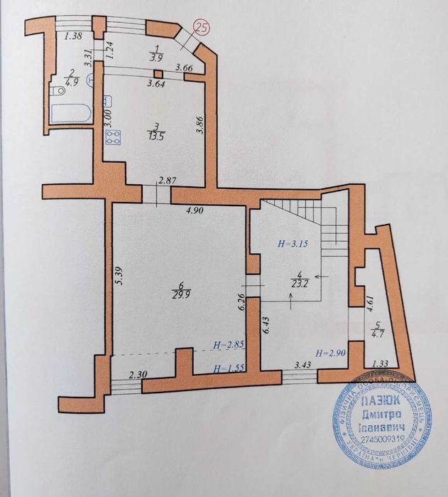 Квартира на вул. Кобилянська, 53 в Чернівцях, ID 256381, фото №24
