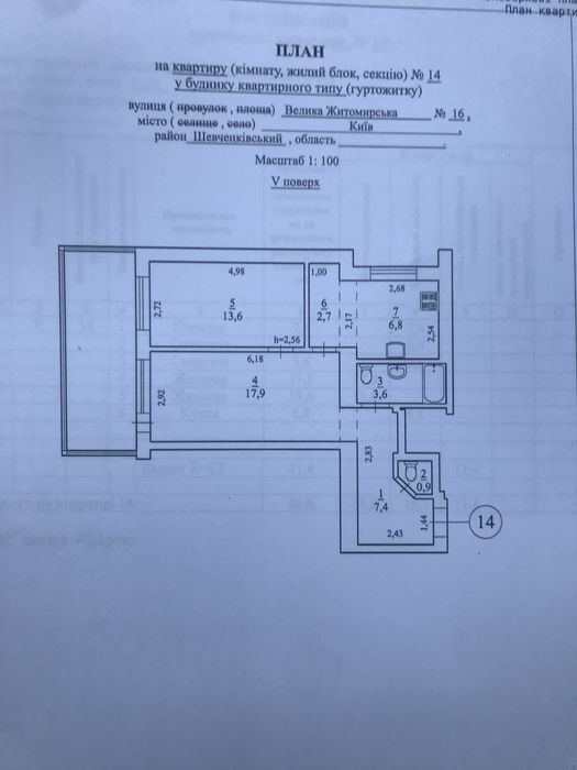 Квартира на вул. Велика Житомирська, 16 в Києві, ID 176321, фото №4