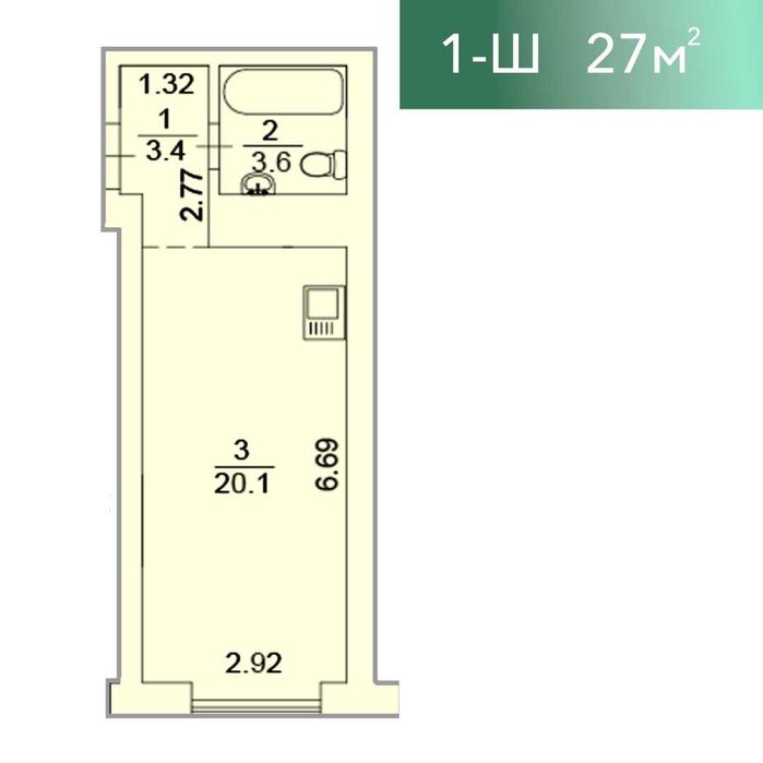 Квартира на вул. Лисенка, 21 в Києві, ID 247959, фото №14