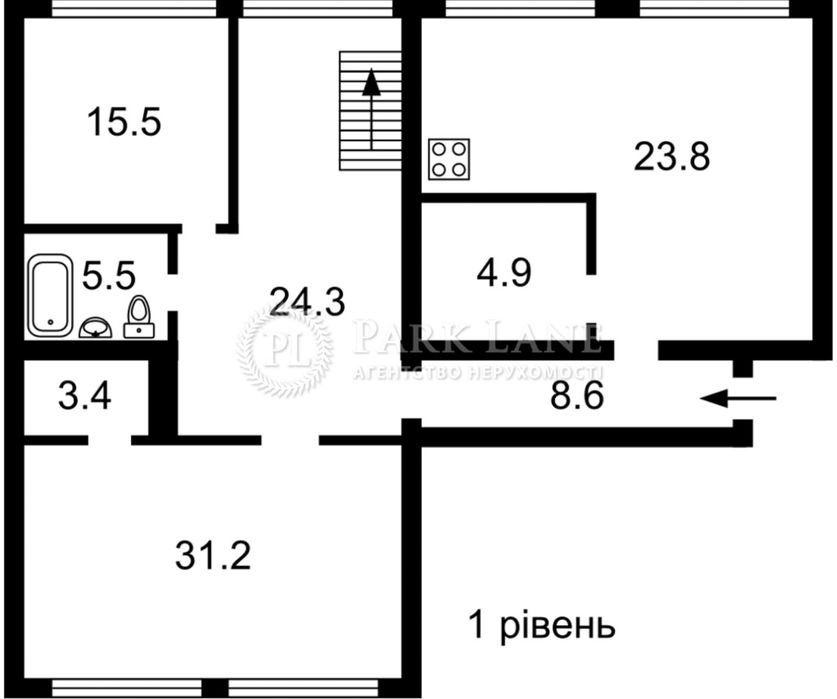 Квартира на вул. Сечових Стрільців, 52а в Києві, ID 276481, фото №2