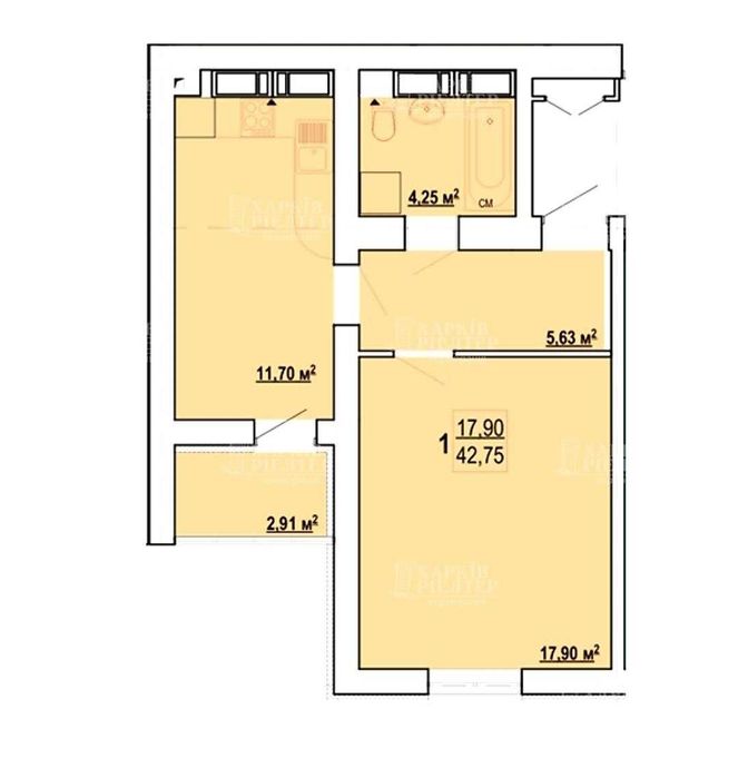 Квартира на вул. Борткевича, 7 в Харкові, ID 173311, фото №3