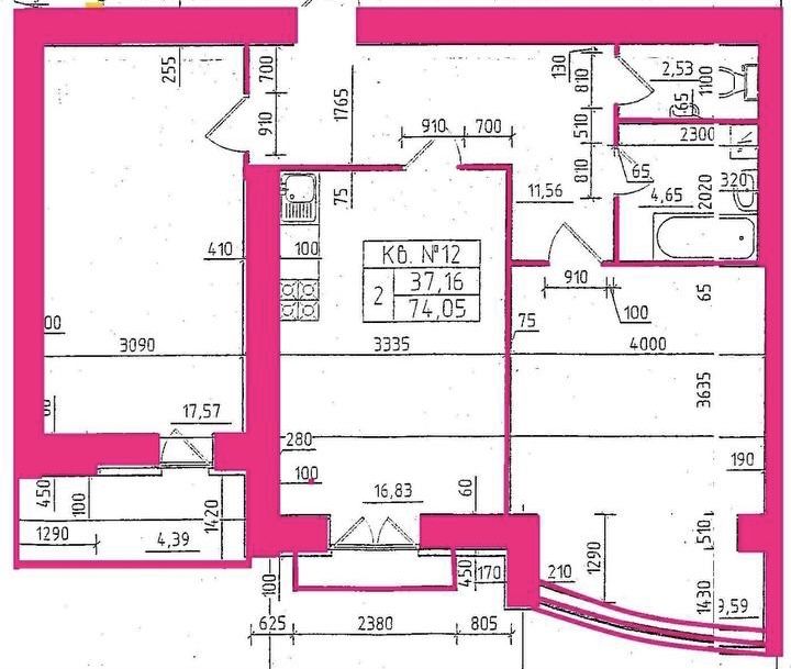 Квартира на наб. Стрелецка в Чернігові, ID 256960, фото №11