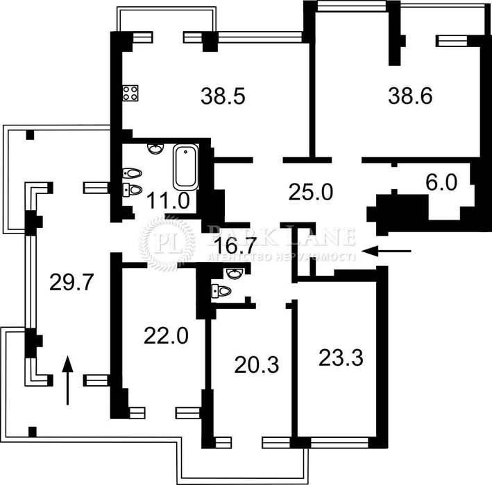 Квартира на вул. Верхогляда, 12 в Київ, ID 181229, фото №4