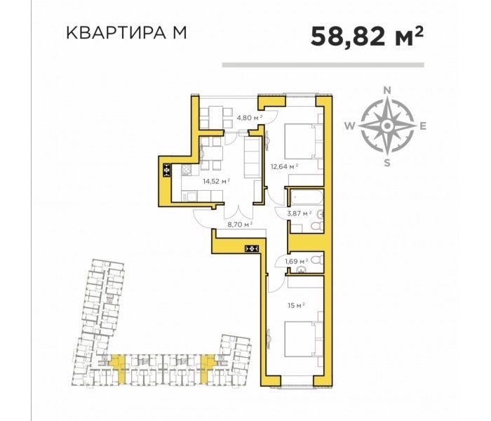 Квартира на поруч парк Щасливий в Києві, ID 237324, фото №2