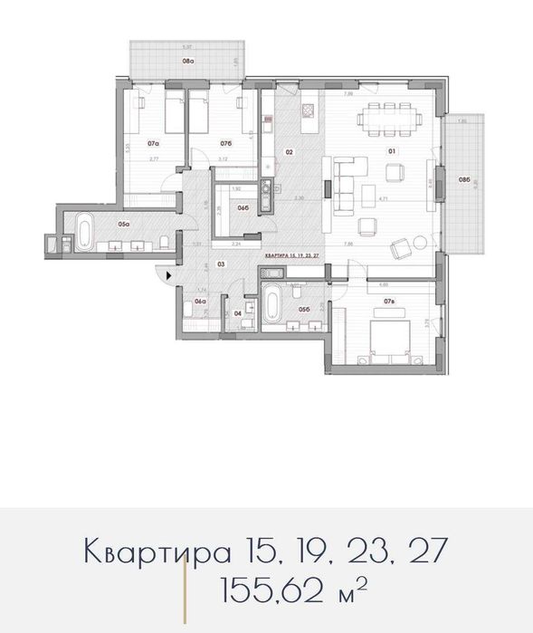 Квартира на вул. Голубовича, 22 в Львів, ID 210880, фото №5