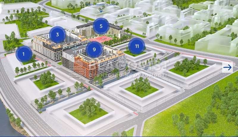 Квартира на вул. Набережно-Рибальська, 11 в Києві, ID 275028, фото №9